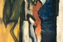 schilderij Alexandra Verkerk, olieverf op linnen, 1986