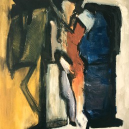 schilderij Alexandra Verkerk, olieverf op linnen, 1986
