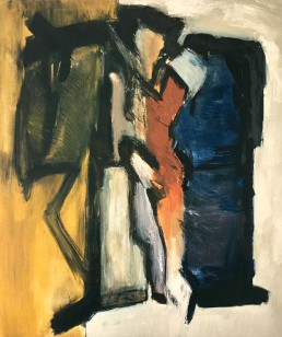 schilderij Alexandra Verkerk, olieverf op linnen, 1986