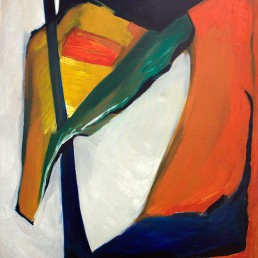 schilderij Alexandra Verkerk, olieverf op linnen, 1986
