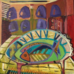 Alexandra Verkerk, olieverf op linnen, 120x120