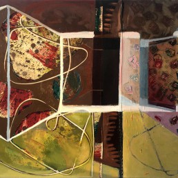 Alexandra Verkerk, painting meanwhile at the neighbours, 2019, 80x60