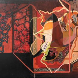 Alexandra Verkerk. Olieverf op linnen, 120x100, 2020, Outside in