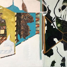 oilpainting outside in 80x60 Alexandra Verkerk