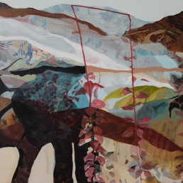 Alexandra Verkerk- Nature strikes back IV, olieverf op linnen