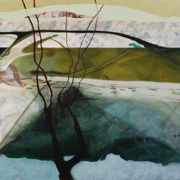 Olie verf schilderij, ALEXANDRA VERKERK, On the edge, Amsterdam