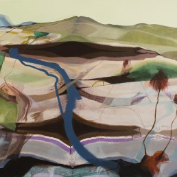 Olie verf schilderij, ALEXANDRA VERKERK, Living on the edge, Amsterdam