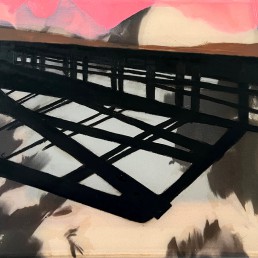 Schilderij Alexandra Verkerk, Let's go back