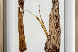 Werk op papier barkbast, Peel off I