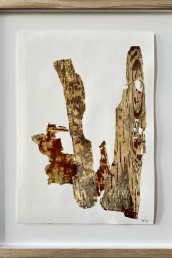Werk op papier barkbast, Peel off II