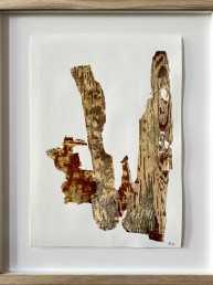 Werk op papier barkbast, Peel off II