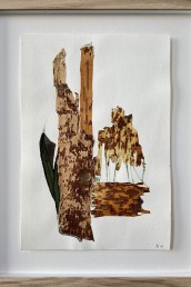 Werk op papier barkbast, Peel off IV