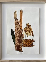 Werk op papier barkbast, Peel off IV