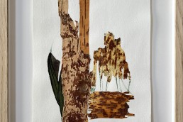 Werk op papier barkbast, Peel off IV