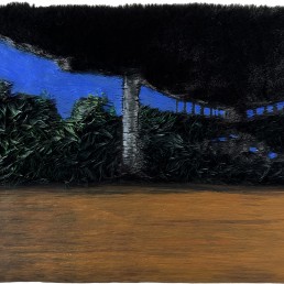 Schilderij Alexandra Verkerk, imitatie bont onder de snelweg